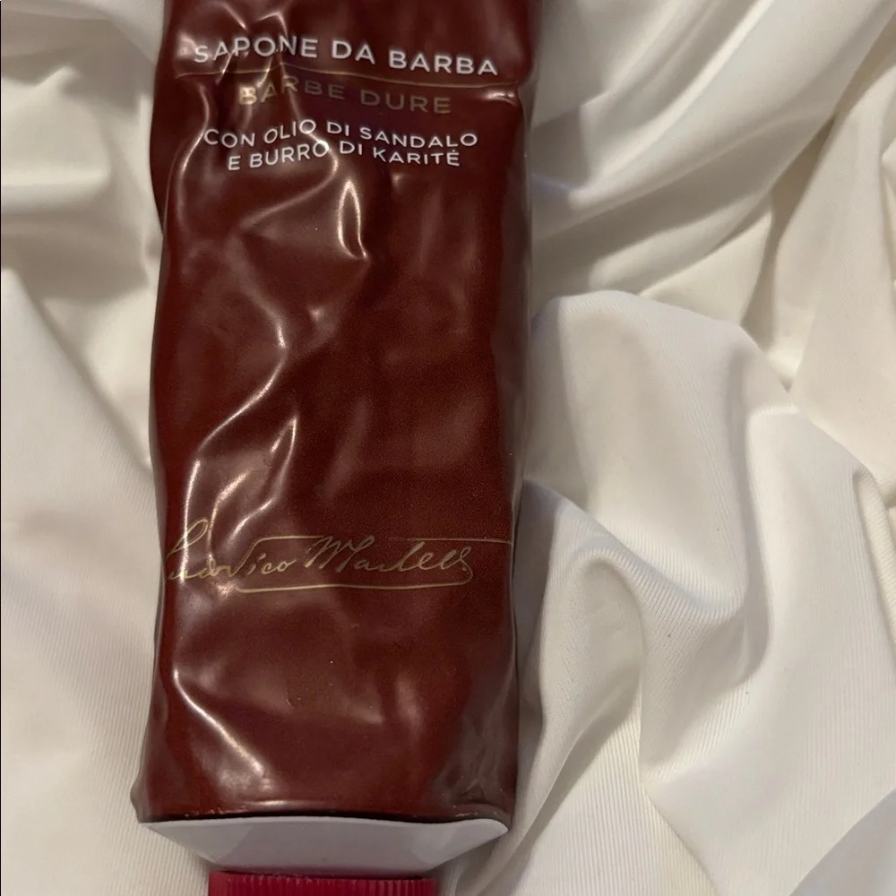 PRORASO Red Shaving Cream In A Tube - Shea Butter, Sandalwood Thick Coarse Beard
